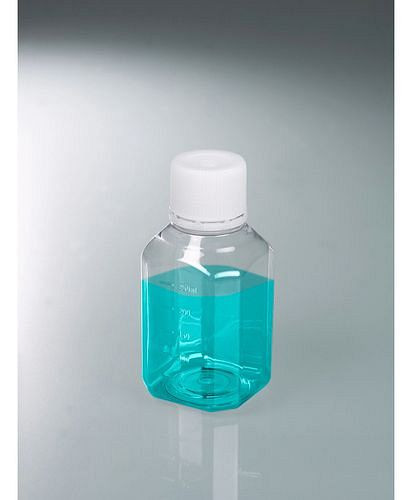 Flacons de laboratoire DENIOS en PET, stériles, transparents, avec graduation, 250 ml, UE : 24 pièces, 281-748