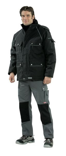 Parka d'hiver Planam Canvas 320, noir/noir, taille L, 2194052
