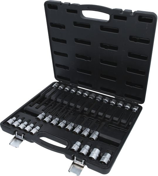 KS Tools Jeu de douilles 1/2" pour vis à six pans creux, 30 pièces, 911.4510