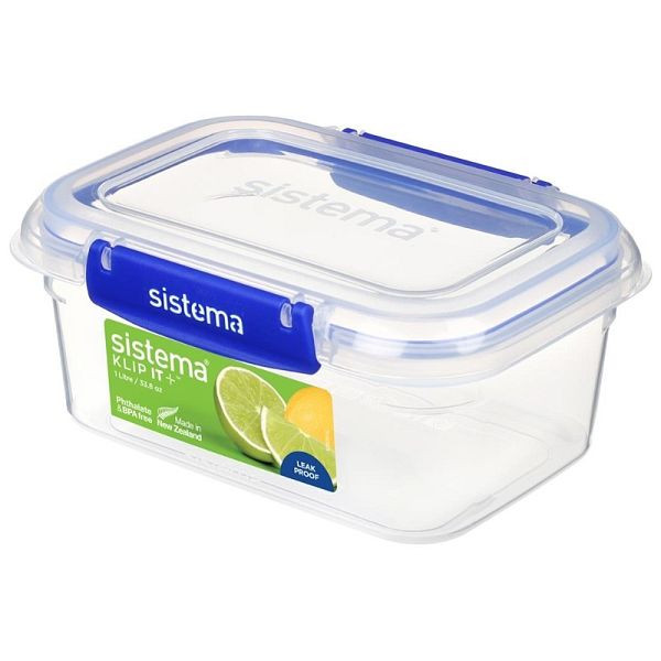 Sistema Rectangle Klip It Plus Récipient Alimentaire 1Ltr, CH245