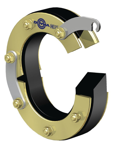 Insert d'étanchéité DOYMA Curaflex Quick In A avec DPS DN 100, pour 46,0 - 52,0 GGV / EPDM, 101205010000