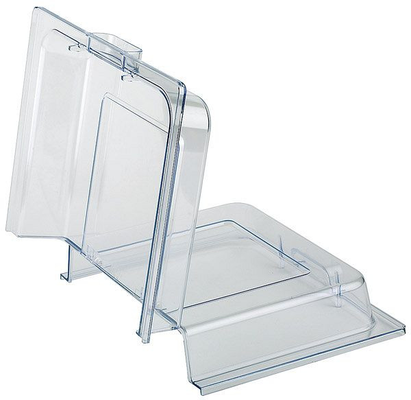 Hotte APS GN 1/1, 53 x 32,5 cm, hauteur : 6 cm, polycarbonate, pliable, adaptée aux bacs GN 1/1, 11013