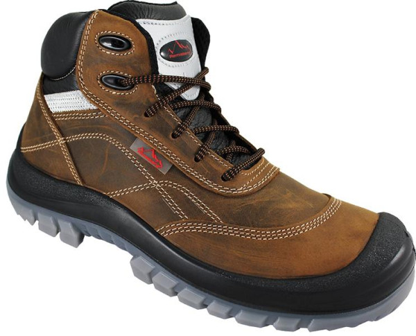 Hase Safety LUZERN, chaussures de sécurité hautes marron, EN 20345-S3, taille : 43, 85141-02-43