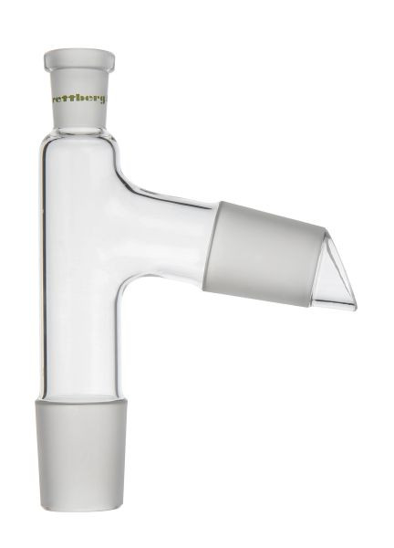 Alambic Rettberg, 2x cône NS 29/32, 1x douille NS 14,5/23, verre borosilicaté 3,3, 134060929