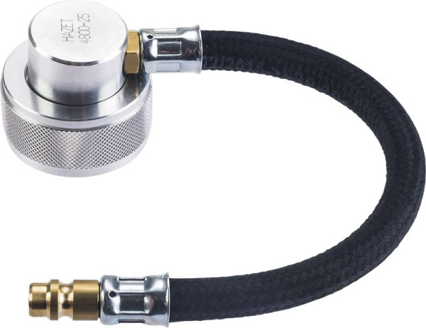 Adaptateur de refroidisseur Hazet, raccord de tuyau coudé, particulièrement adapté lorsque l'espace est limité, 4800-25
