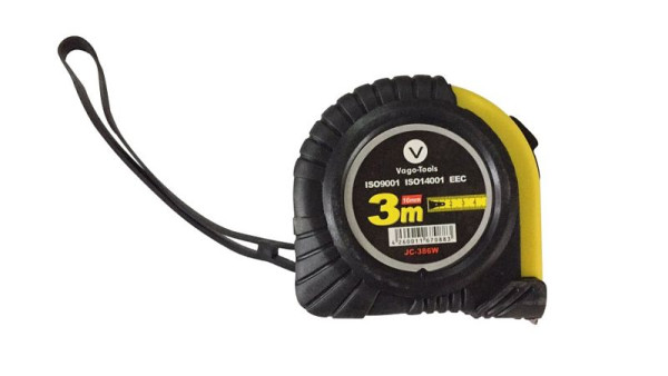 VaGo-Tools ruban à mesurer ruban à mesurer ruban à mesurer 3m ruban à mesurer avec retour, JR-386W_kv