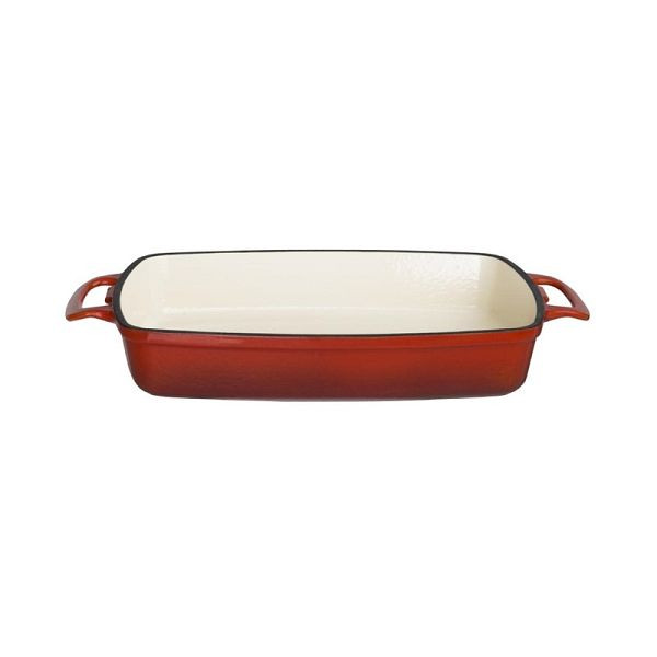 Vogue cocotte rectangulaire fonte rouge grand, GH320