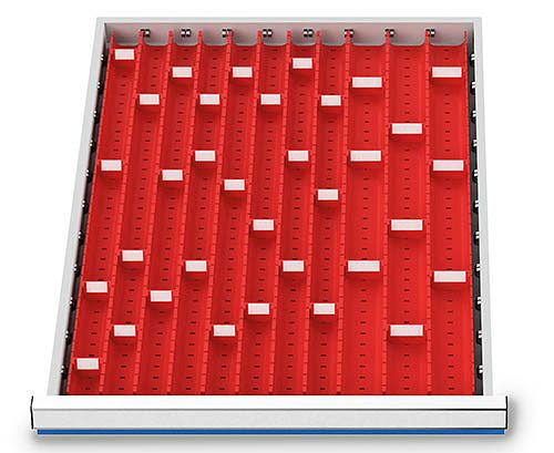 Bedrunka+Hirth inserts de tiroir T736 R 18-24, pour hauteur de façade 50/75 mm, 111