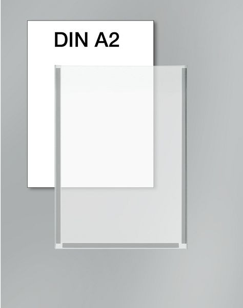 Pochette pour affiches Kerkmann DIN A2, L 420 x P 3 x H 594 mm, transparent, 44694800