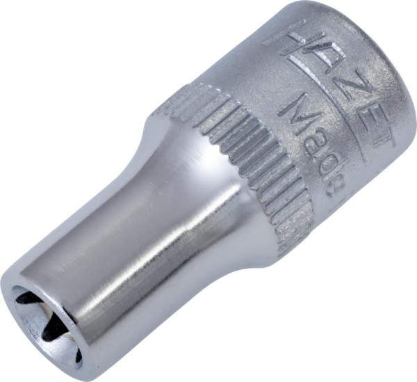 Insert pour clé à douille Hazet TORX®, carré creux 6,3 mm (1/4 pouce), profil extérieur TORX®, E6, 850-E6