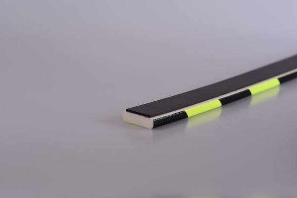 Protection de surface Knuffi, profil d'avertissement et de protection type F, néon, 1 mètre, magnétique, PF-5042