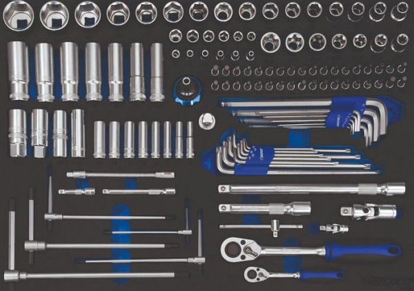 Jeu d'outils de sport automobile Boxo 194 pièces, BXE029