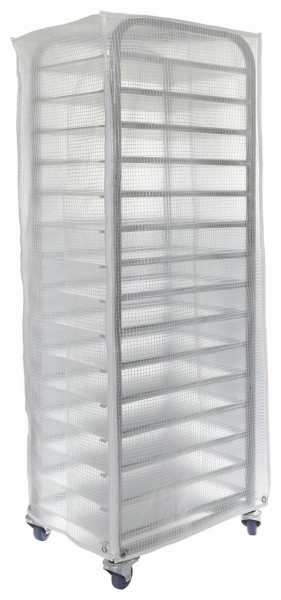 Hotte de protection climatique/grille Schneider pour chariots de congélation, hauteur 165 x L 72 x P 86 cm, pour chariots 58x78 cm, 391950