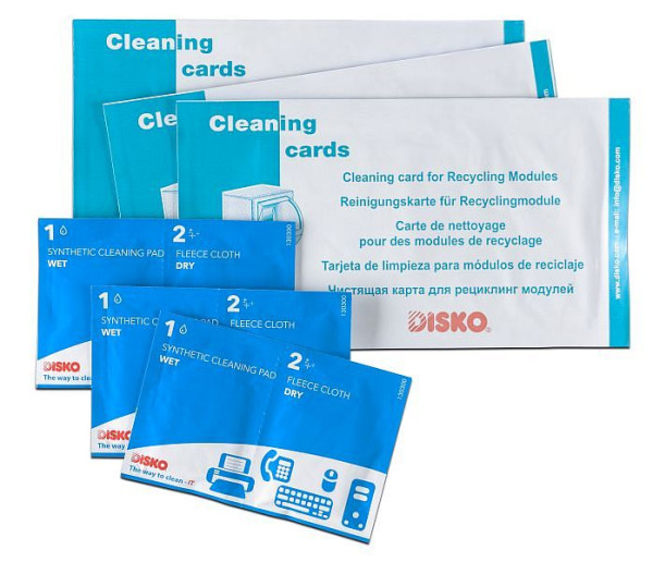 Cartes de nettoyage Ratiotec pour compteuses de billets, 802060