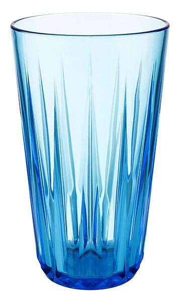 Gobelet APS -CRYSTAL-, Ø 9 cm, hauteur : 15,5 cm, Tritan, bleu, 0,5 litre, paquet de 48, 10515