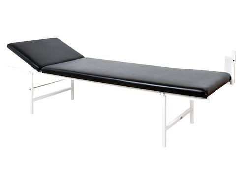 Chaise longue de relaxation DENIOS, têtière réglable, revêtement simili cuir, rembourrage mousse 60 mm + support mural, 164-967