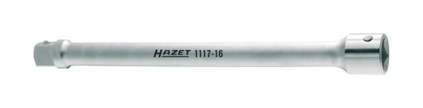 Rallonge Hazet, carré creux 25 mm, carré plein 25 mm, entraînement avec boulon de déverrouillage pour goupille de sécurité, dimensions / longueur : 400 mm, 1117-16