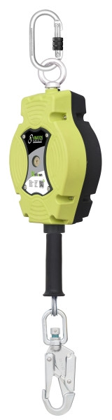 Câble métallique en acier inoxydable Kratos HELIXON, antichute auto-rétractable 10 m, pour utilisation verticale uniquement, FA2040210S