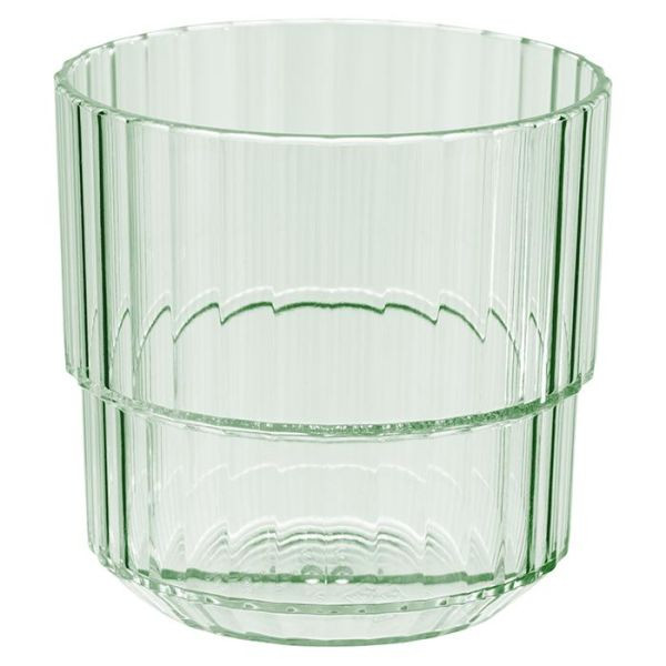Gobelet APS -LINEA-, Ø 8,5 cm, hauteur : 8 cm, Tritan, 220 ml, couleur : vert clair, lot de 48, 10571