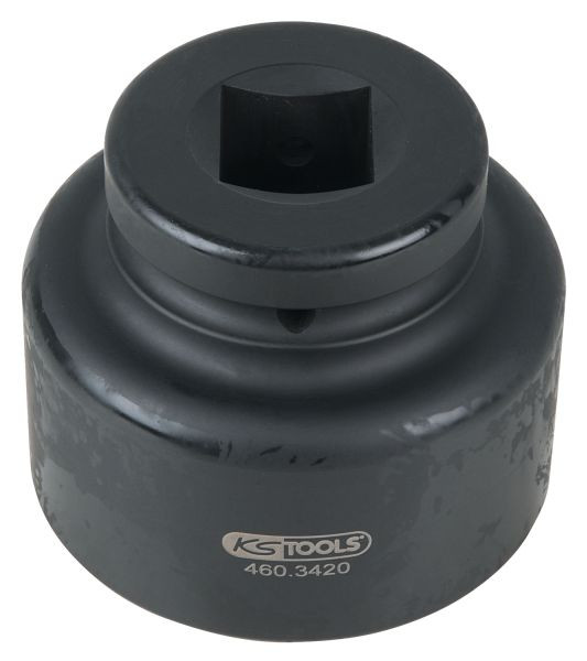 KS Tools Clé pour écrous d'essieu 1", octogonale, courte, 75 mm, 460.3420