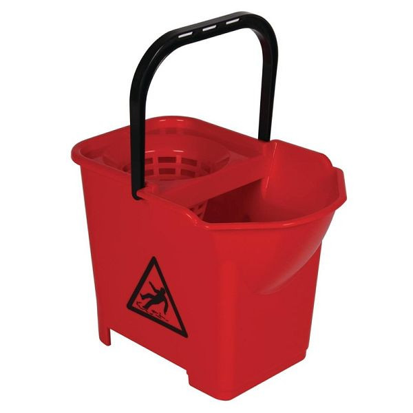 Seau à vadrouille Jantex rouge 14L, S222