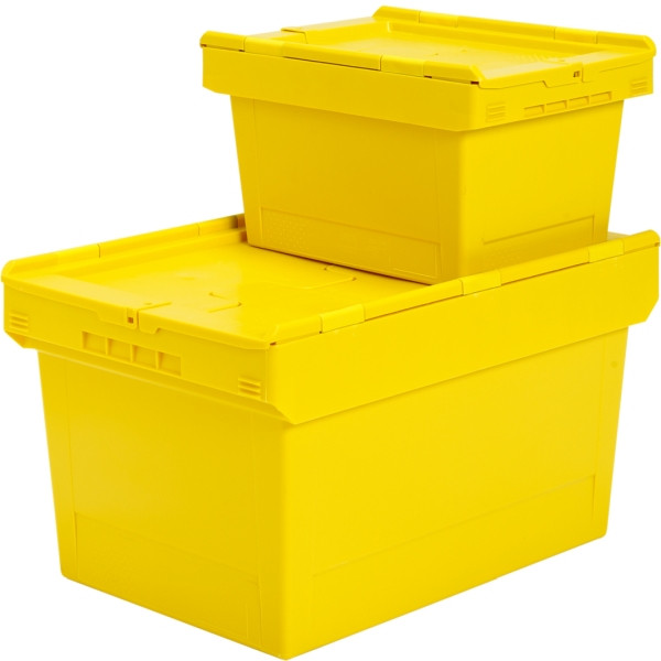 BITO conteneur réutilisable MB cover/bar/skid /MBD32151mZ 300x200x153 jaune postal, couverture immatriculation postale, C0402-0102