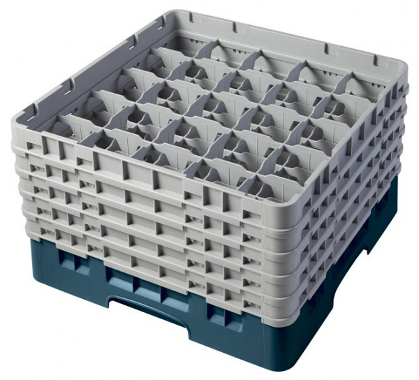 Panier de lavage Cambro 25 compartiments Camrack® 25,7 cm turquoise, lot de 2, 25S958414