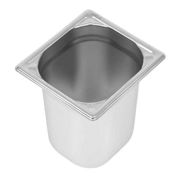 Conteneur GN durable Vogue 1/6 inox 200mm, DW452