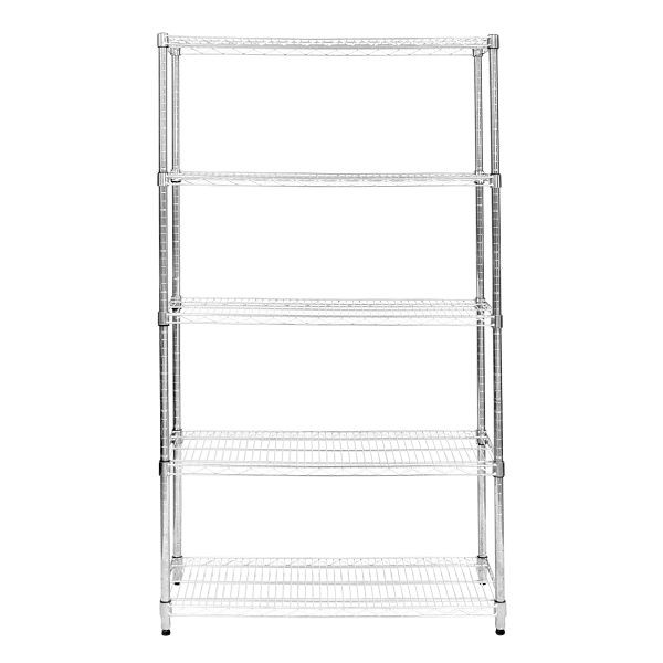 KuKoo étagère métallique 5 niveaux support de rangement en métal multifonctionnel cuisine bureau Garage 211622