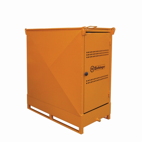 Dépôt industriel de protection de l'environnement Eichinger, dimensions 1630 x 800 x 1575 mm, 3030.2 orange pur, 30300200000000