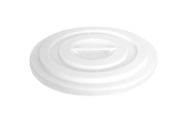 Couvercle Schneider pour seau d'une capacité de 50 litres, matériau : PE HD, blanc, 202015