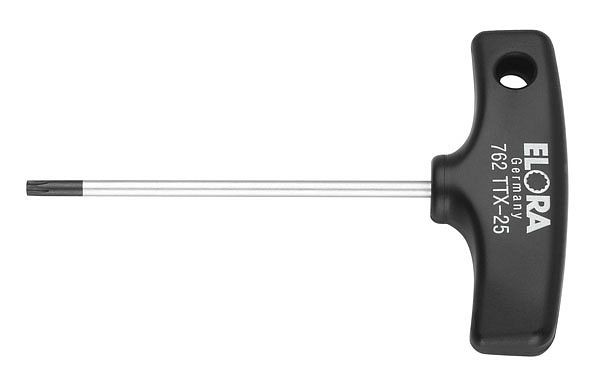 Visseuse ELORA Tamper-TORX® avec poignée en T, 762TTX-30 mm, 0762010305100