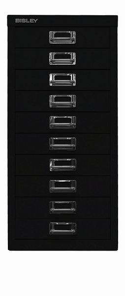 Bisley MultiDrawer™, série 29, DIN A4, 10 tiroirs, noir, L2910633