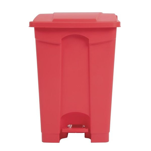 Poubelle de cuisine à pédale Jantex rouge 45L, DC708