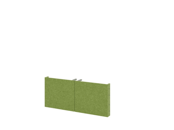 Portes en feutre Hammerbacher FlexWall 80 cm, 1 OH, TO, vert mai, VFWA18/H/TO