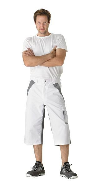 Pantalon 3/4 Planam Plaline, blanc pur/zinc, taille 4XL, 2553068