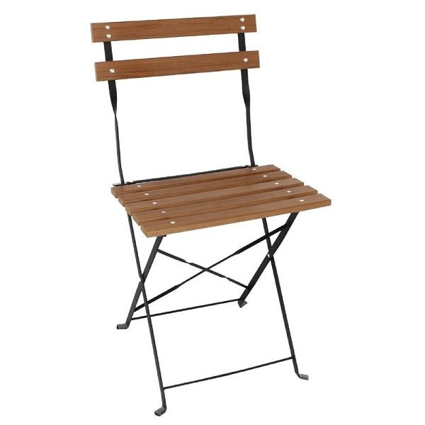 Chaises de terrasse pliantes Bolero imitation bois, UE: 2 pièces, GJ766