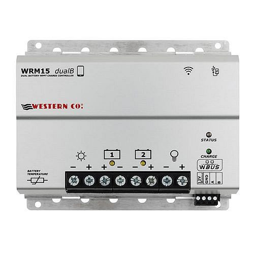 Contrôleur de charge solaire occidental MPPT WRM15 dualB, 322137