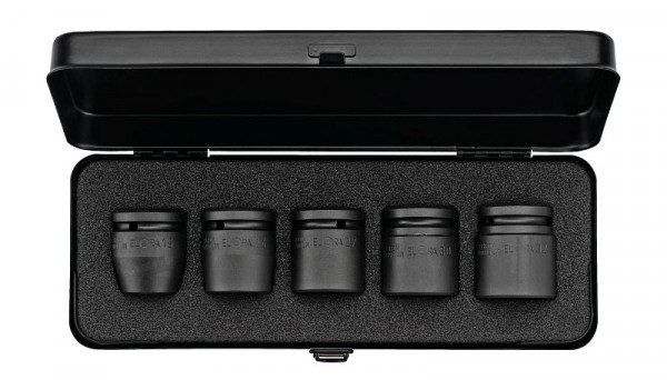 Jeu de douilles de clé électrique ELORA 3/4 ", 5 pièces, 791 S5, 0791500505100