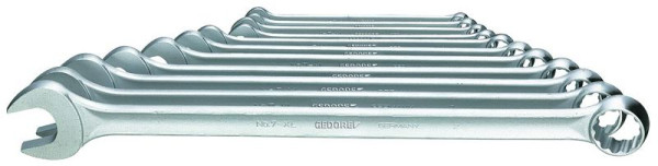 Jeu de clés mixtes GEDORE, extra longues, 11 pièces, 6104960