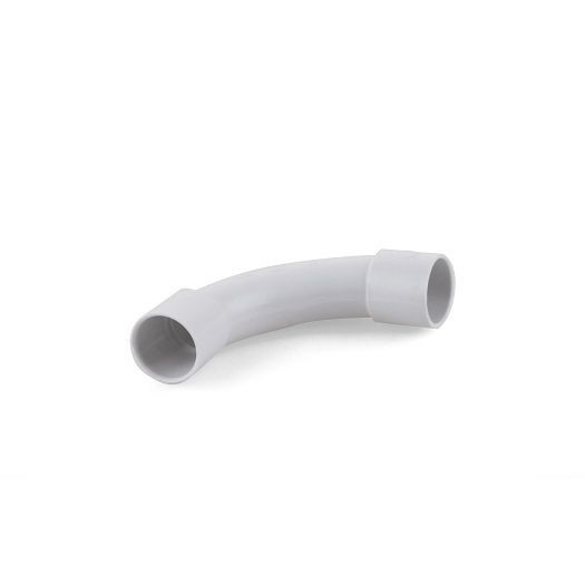 JÄGER DIREKT PVC-Rohrbogen 90° EN/IEC/M32 kleiner Bogen, VE: 2 Stück, 773.232.01