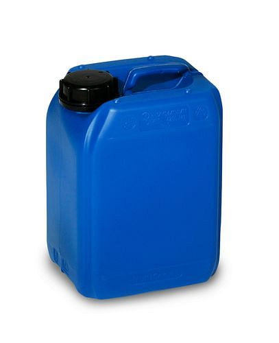 Bidon en plastique DENIOS en polyéthylène (PE), antistatique, 6 litres, bleu, 266-999