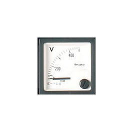 Appareil de mesure de tension ELMAG 1x230 ou 400 volts, voltmètre (V) pour générateurs électriques (montés), 53332