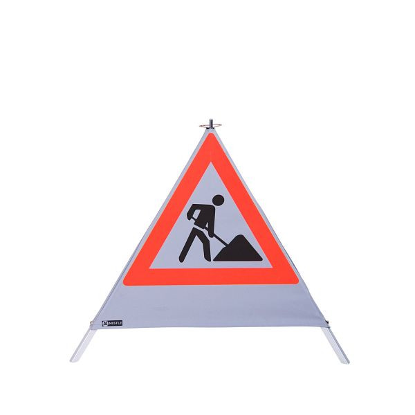 Pyramide d'avertissement NESTLE 70cm WAPY 70R, cadre lourd avec mécanisme à ressort, film rétro, Schaufelmann VZ123, 19102001
