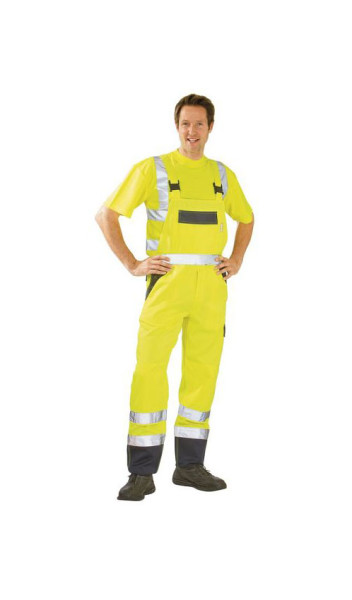Salopette haute visibilité Planam, jaune/marine, taille 52, 2027052