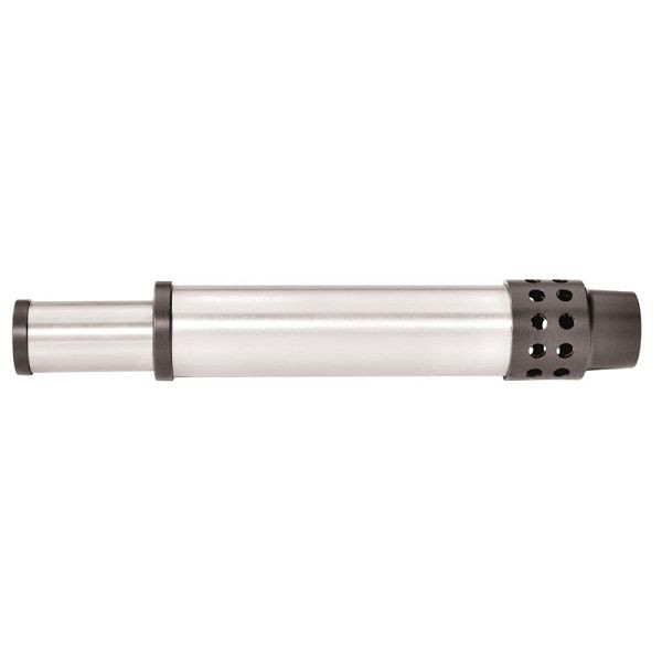 Tuyau de trop-plein en acier inoxydable Gastro M 18 cm avec filtre en plastique modèle Eco, DY228