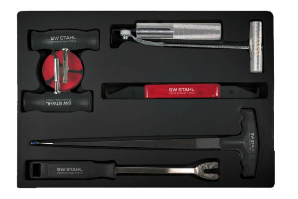 Jeu d'outils pour vitrage SW-Stahl, 7 pièces, 40002L