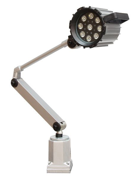 ELMAG Lampe de travail LED moyenne, en bas avec bras carré, 88763