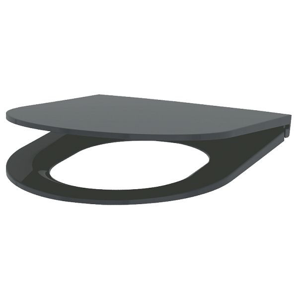 Abattant WC KEMMLIT au design fin, gris, qualité supérieure, 252.940