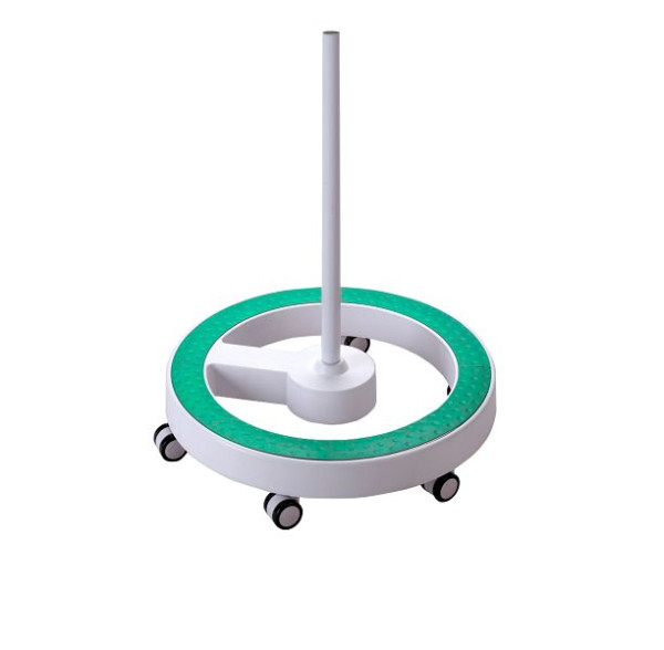 Support mobile Lumeno 6159GN avec anneau de pied vert, design vert, UE : 2 pièces, 6159GN